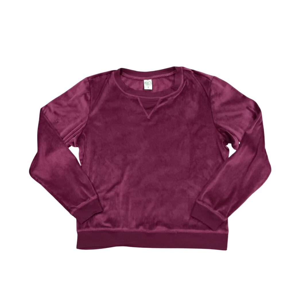 Honeydew velour wildberry sweatshirt - Picture 2 of 8